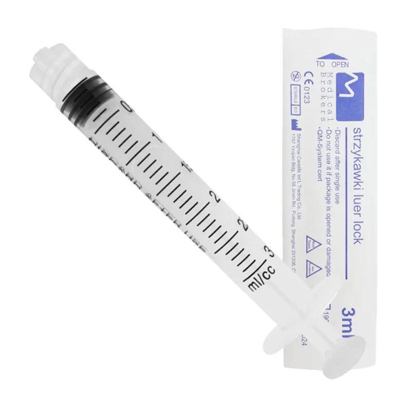 3 ml Luer Lock Spuit (drie-delig) – Medical Brokers (10 stuks)